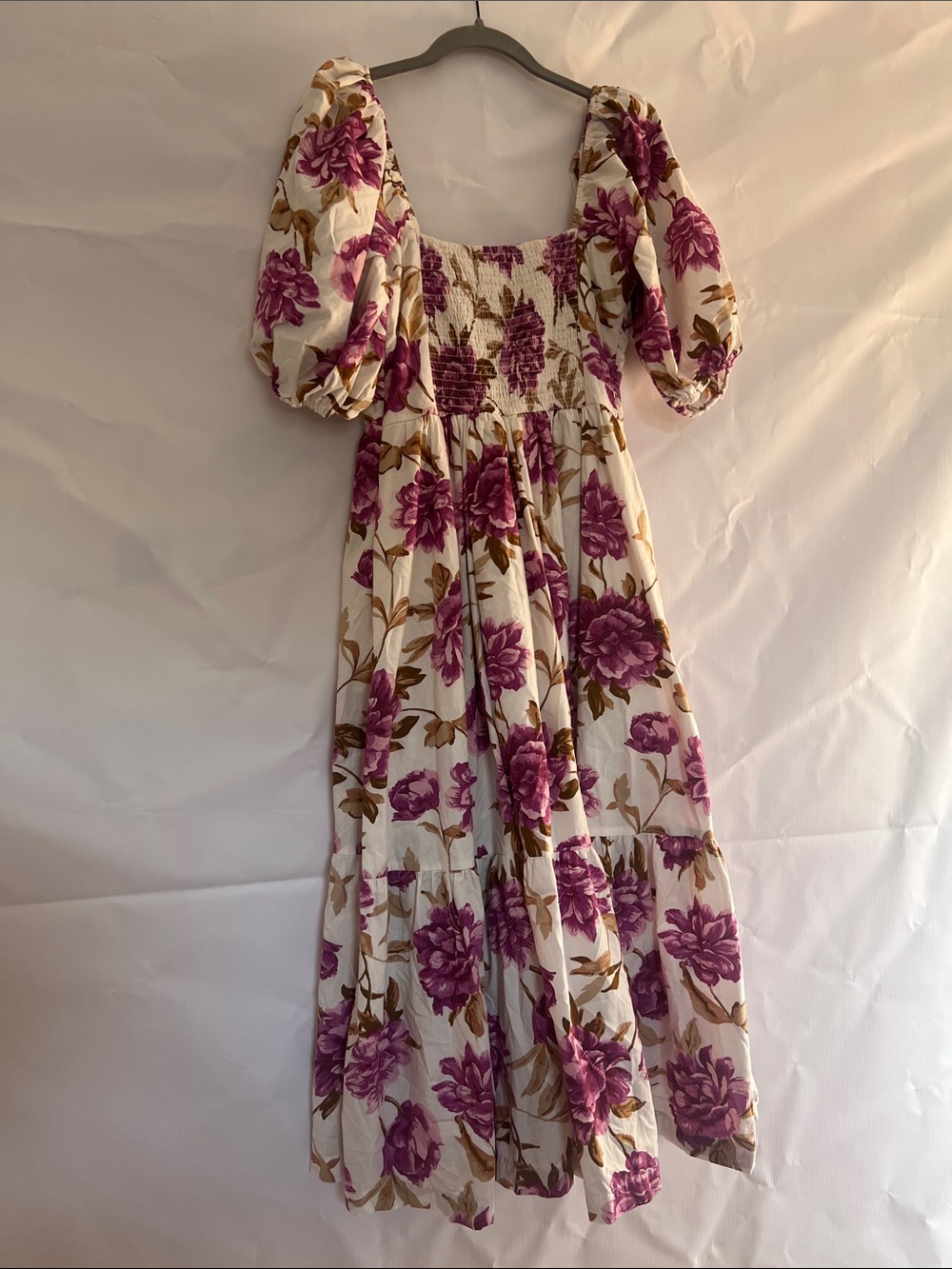 ABERCROMBIE &FITCH EMERSON POPLIN MIDI DRESS SIZE S - Picture 3 of 8
